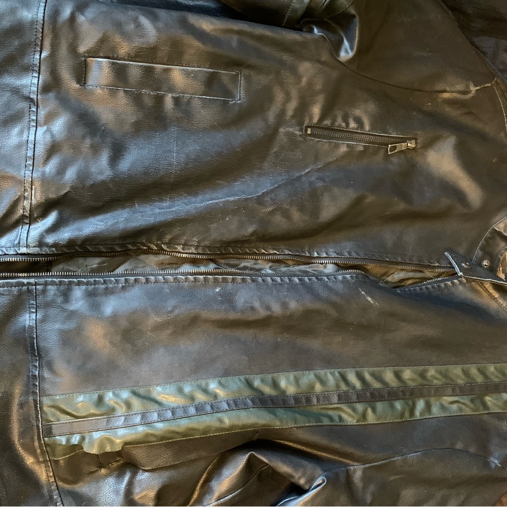 Men's Black Leather Jacket